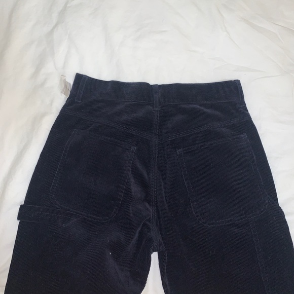 Brandy Melville Pants & Jumpsuits Left Black Brandy Melville Corduroy Cargo Pants Poshmark